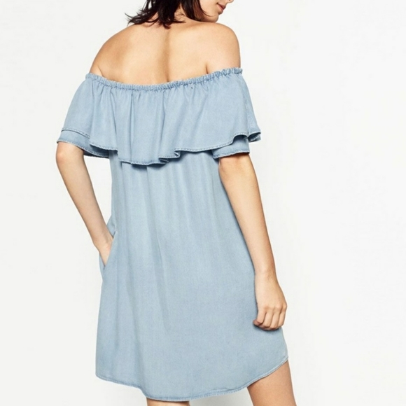 Zara Dresses & Skirts - ZARA Denim Dress